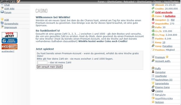 Screenshot GhettoGame Reloaded