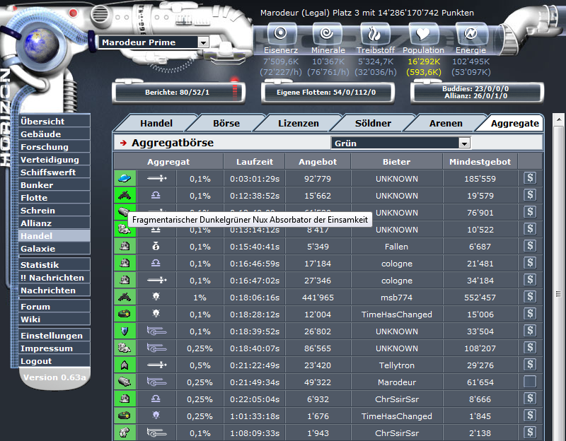 Screenshot Horiversum