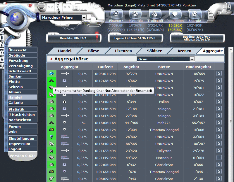 Screenshot Horiversum