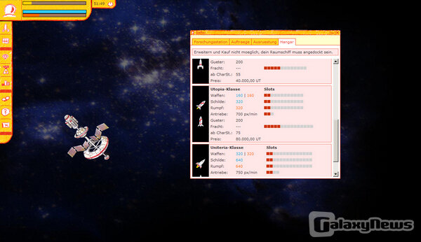 Screenshot Uniteria.de