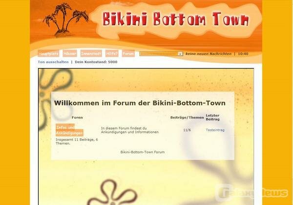 Screenshot BikiniBottomTown