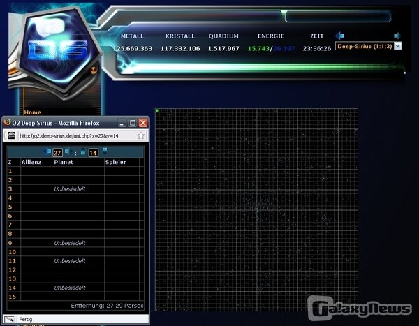 Screenshot Deep Sirius