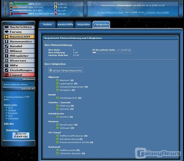 Screenshot Ikarus - Kommandiere dein Raumschiff!