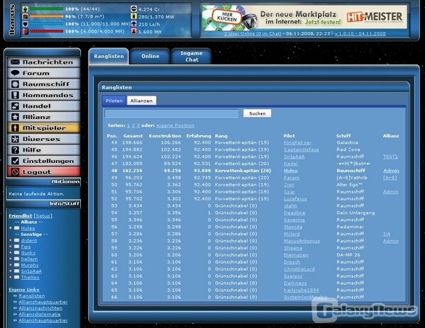 Screenshot Ikarus - Kommandiere dein Raumschiff!