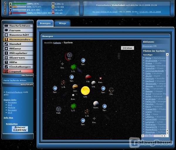 Screenshot Ikarus - Kommandiere dein Raumschiff!