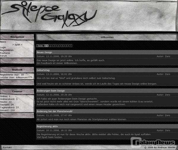 Screenshot Silence Galaxy