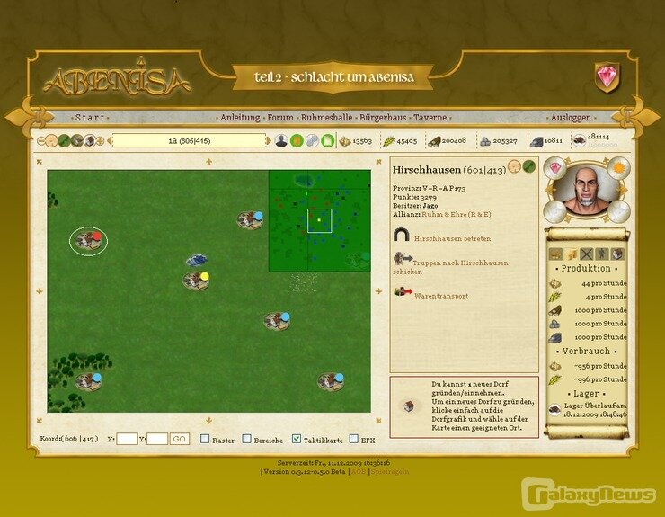 Screenshot Abenisa - Die 4-teilige Browsergamesaga