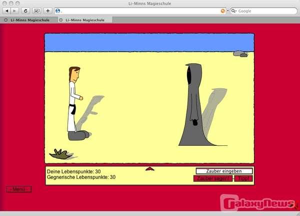 Screenshot Li-Minns Magieschule