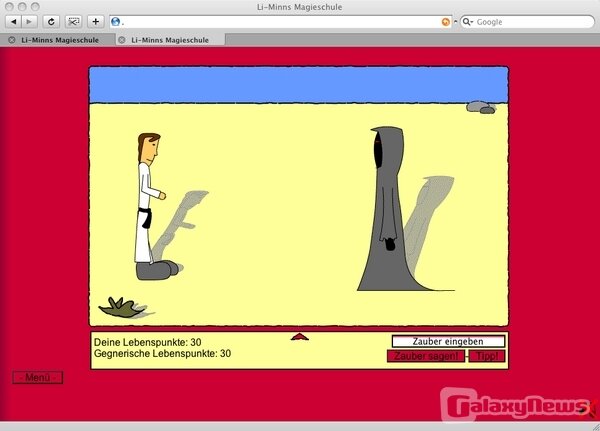 Screenshot Li-Minns Magieschule