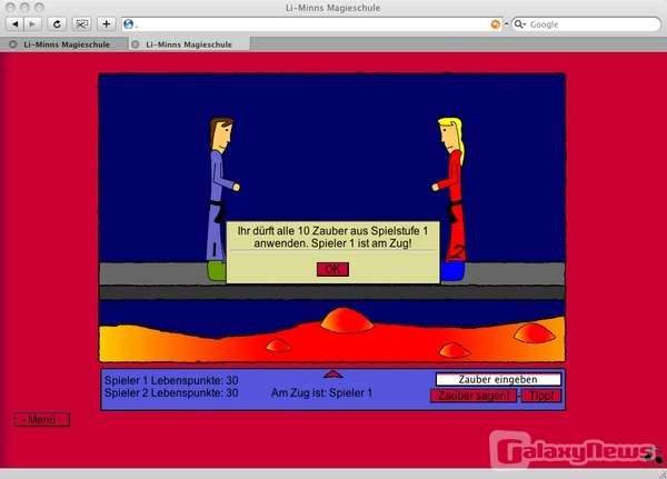 Screenshot Li-Minns Magieschule