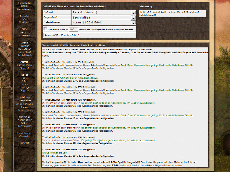 Screenshot Arenakampf