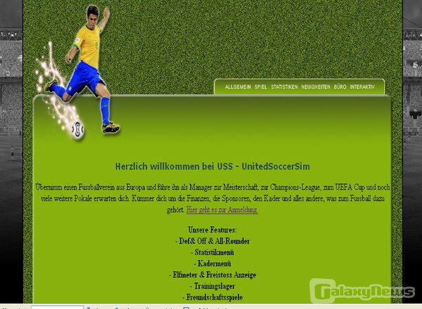 Screenshot United Soccer Sim