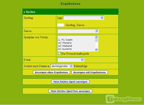 Screenshot United Soccer Sim