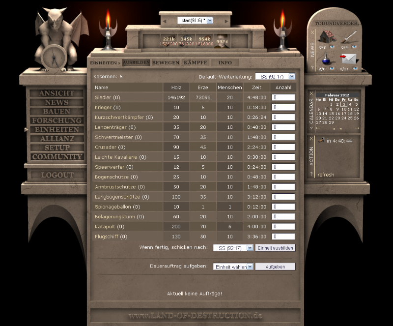 Screenshot Land of Destruction