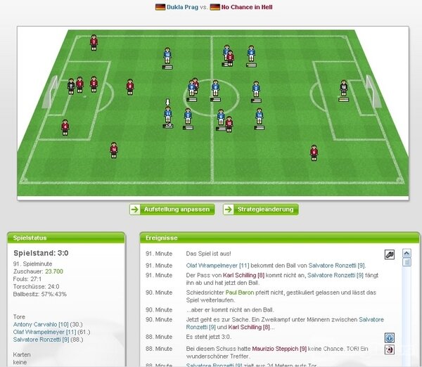 Screenshot GOALstar Fußballmanager