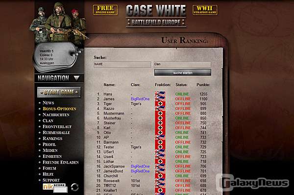 Screenshot CASE WHITE