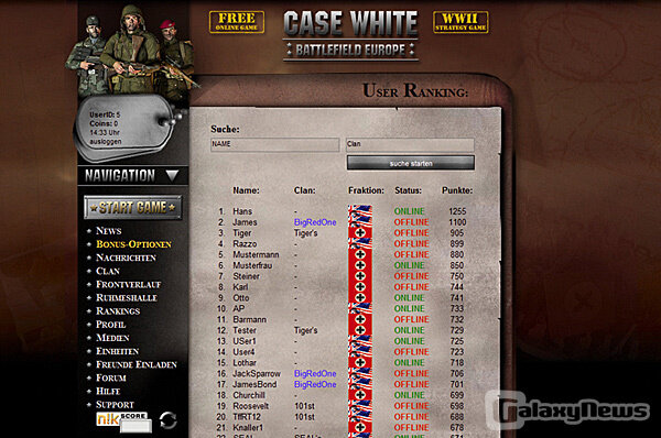 Screenshot CASE WHITE