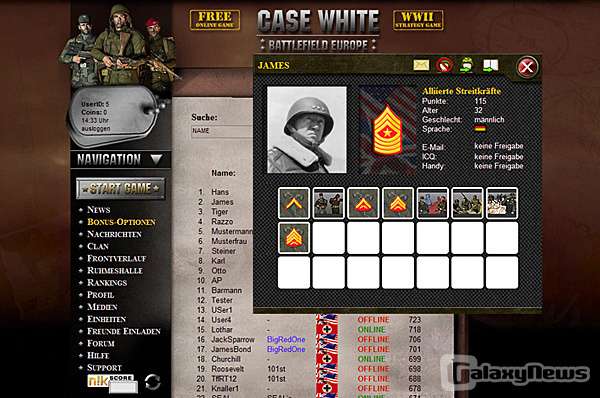 Screenshot CASE WHITE