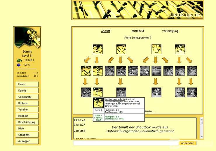 Screenshot RetroKicker