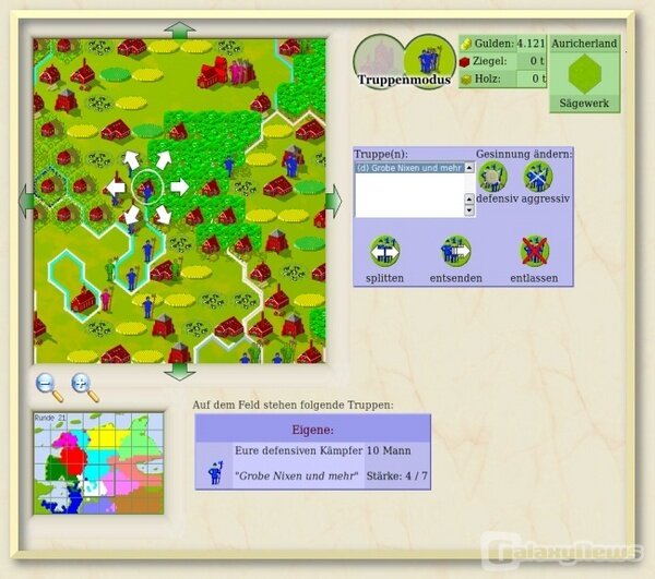 Screenshot Land der Häuptlinge