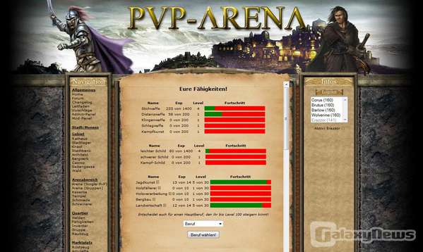 Screenshot PvP-Arena