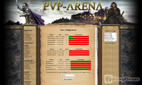 Screenshot PvP-Arena