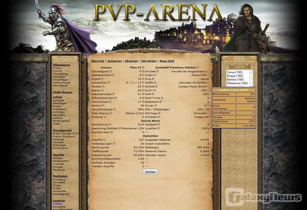 Screenshot PvP-Arena