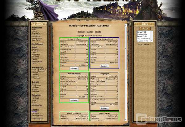 Screenshot PvP-Arena