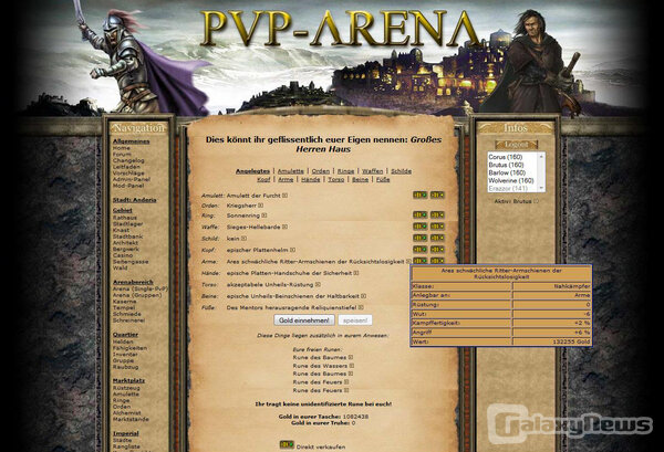 Screenshot PvP-Arena