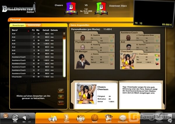 Screenshot Ballersunited