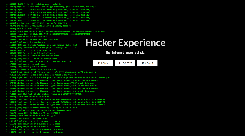 Screenshot Hacker Experience
