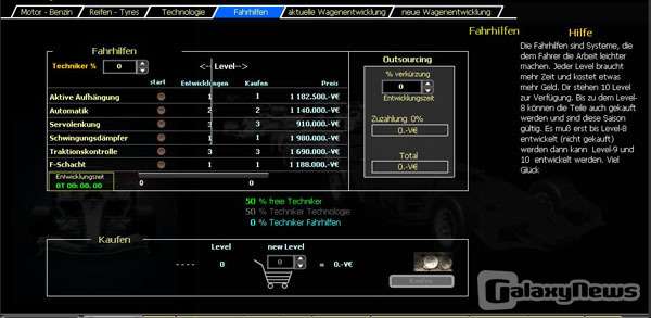 Screenshot F1-Teamchef