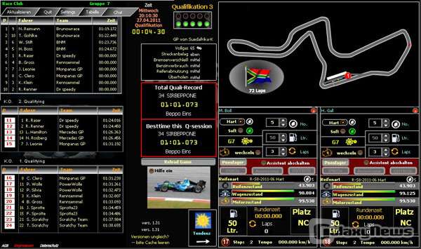 Screenshot F1-Teamchef