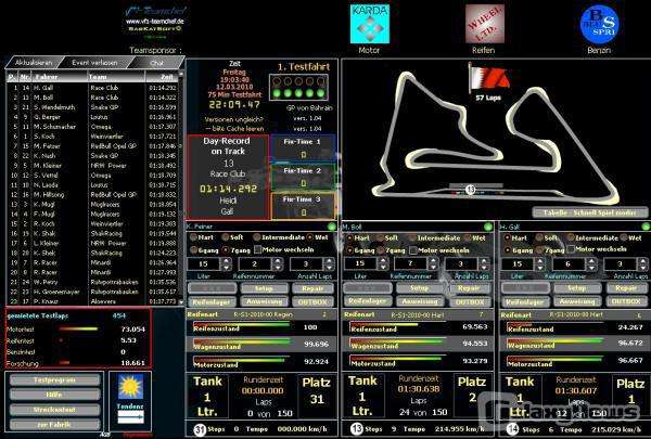 Screenshot F1-Teamchef