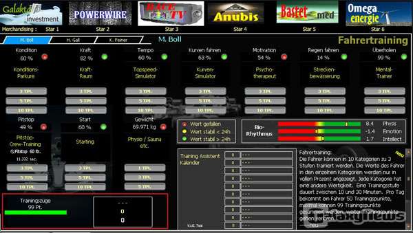 Screenshot F1-Teamchef