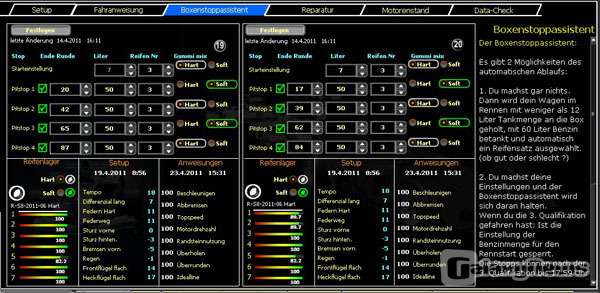 Screenshot F1-Teamchef