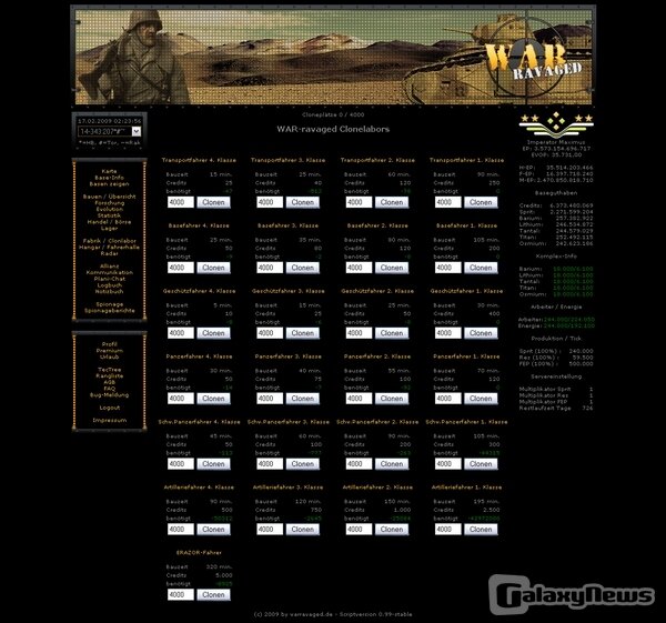 Screenshot war-ravaged