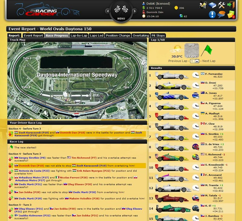Screenshot My Racing Career
