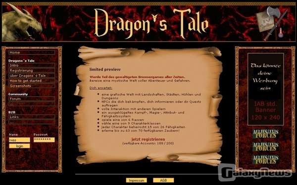 Screenshot Dragon`s Tale