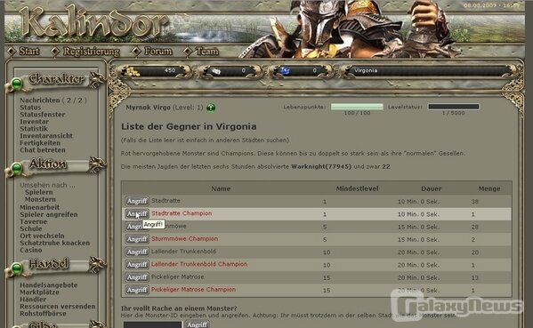 Screenshot Knights of Kalindor - Pristino