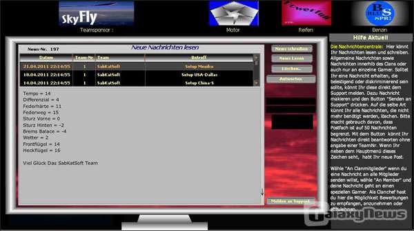 Screenshot F1-Teamchef