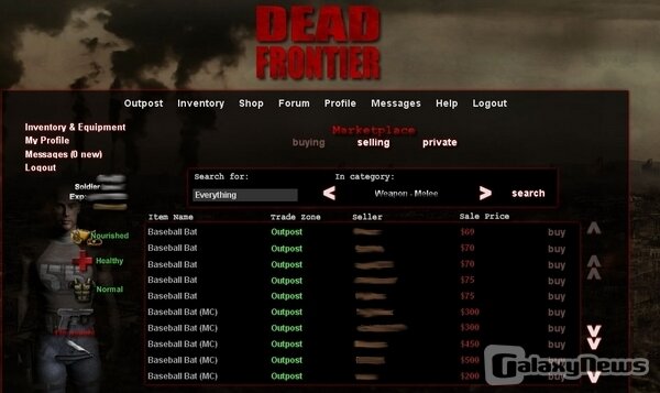 Screenshot Dead Frontier
