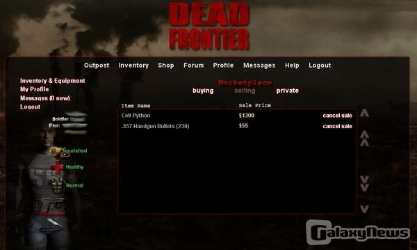Screenshot Dead Frontier