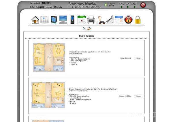 Screenshot Economy World
