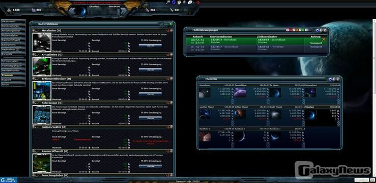 Screenshot GalaxyTrek