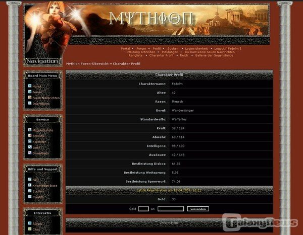 Screenshot Mythion