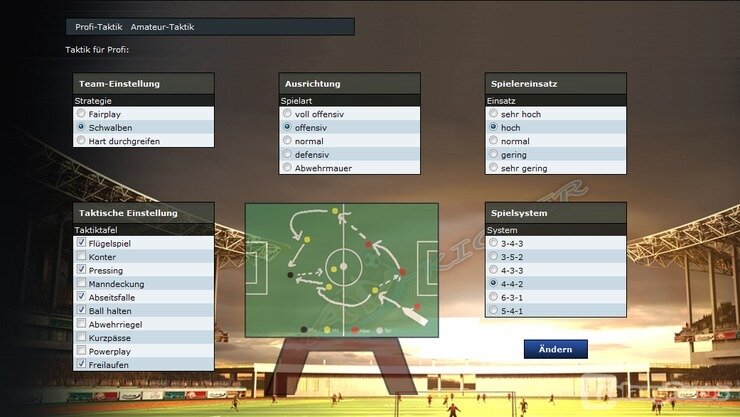 Screenshot AV-Kicker - Der Fussball-Manager