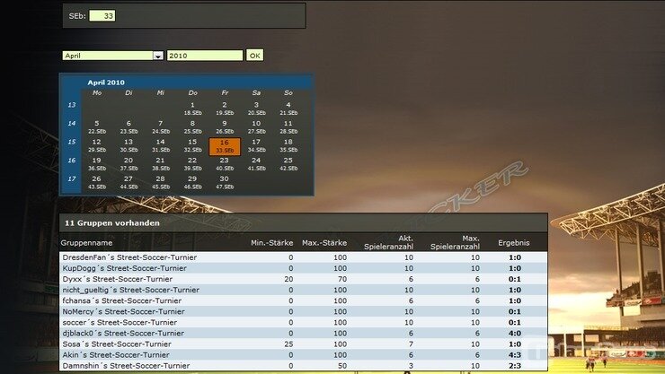 Screenshot AV-Kicker - Der Fussball-Manager