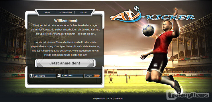 Screenshot AV-Kicker - Der Fussball-Manager