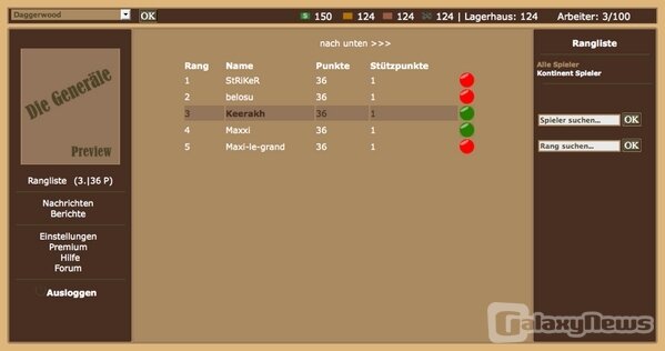 Screenshot Die Generäle